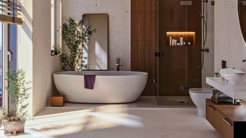 Bagno chiavi in mano a Rovereto-Candioli Pavimenti (2)